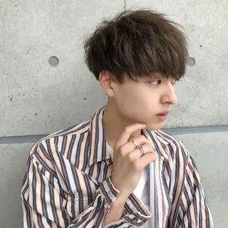 ショート ♡透け感カラー 大賀哲平♡のヘアスタイル