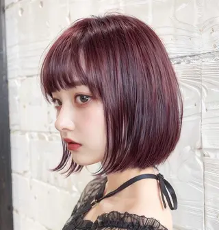 ショート カラー ヘアアレンジ Lafesta HAIR和歌山駅前店のヘアスタイル