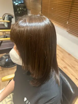 ミディアム カラー りせ 🧸𖤐久米川のヘアスタイル