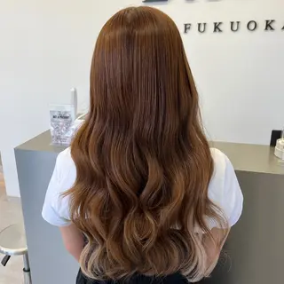 カラー MOMOKA /　Lapis大名店のヘアスタイル