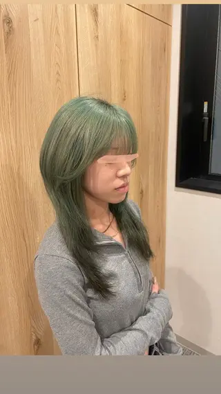 tsuki /天王寺 /カラー/ボブカットのヘアスタイル