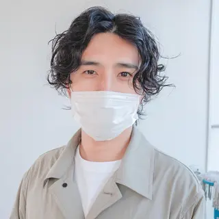 パーマ メンズ ツイスパ/波巻き対応 メンズ特化　石川愛理のヘアスタイル