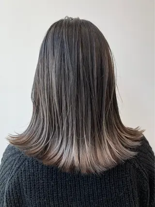 セミロング ✨韓国風カット/艶髪 カラー✨yumeのヘアスタイル