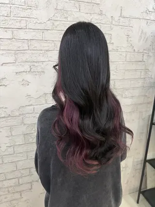 ロング 池袋艶カラー/メイク 🎀Rina🎀💚のヘアスタイル