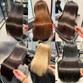 セミロング SALOWIN心斎橋Suite店所属・洗っても取れない 髪質改善|OJIROのヘアスタイル