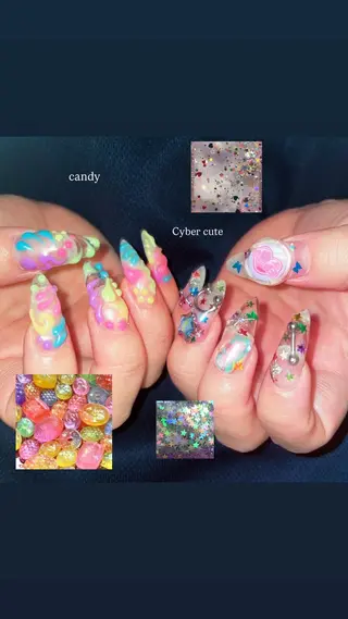 ロング oak nail所属・myuone ☆miyuのネイルデザイン