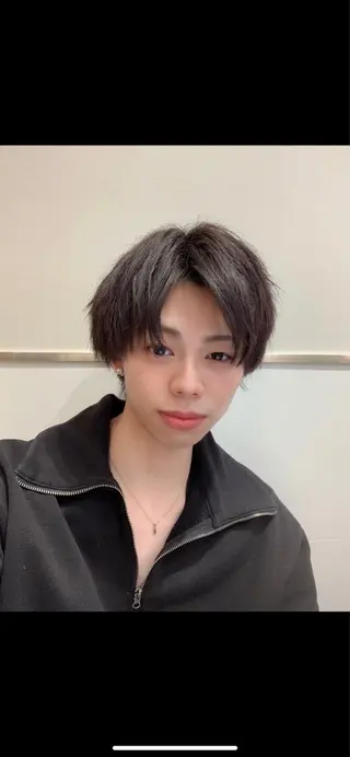 カラー メンズ 韓国ヘア/レイヤー/ 顔まわり/りょーとのヘアスタイル