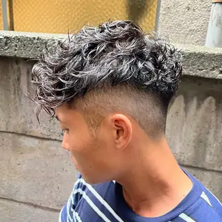ショート パーマ メンズ 立川/メンズパーマ 厚進太郎のヘアスタイル
