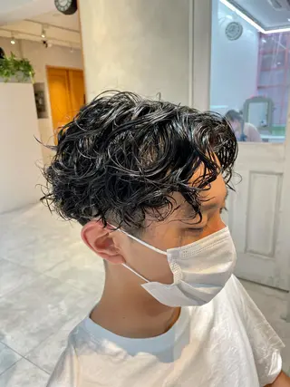 ショート パーマ 若林 良のヘアスタイル