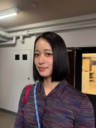 ロング カラー ゆ う あのヘアスタイル