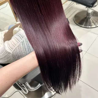 カラー ︎︎🌟韓国艶カラー ︎🌟璃奈 (ﾘﾅ)のヘアスタイル