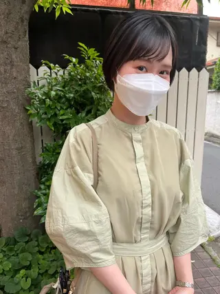 ショート NOUN所属・eri kinjoのヘアスタイル