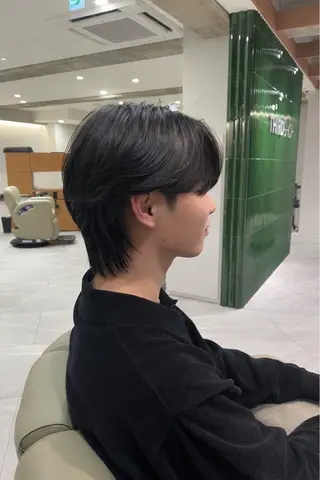 ショート パーマ メンズ JUNTA 梅田茶屋町のヘアスタイル