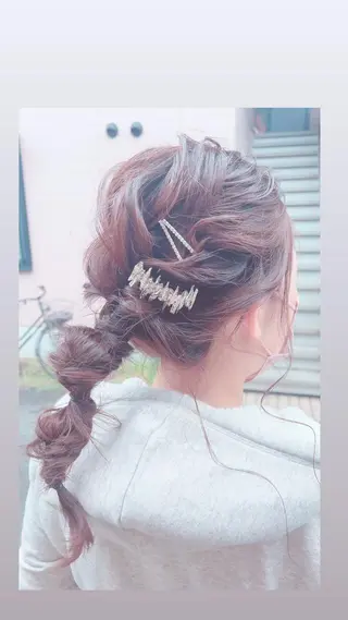 ヘアアレンジ Mimi ♡eyelashのマツエク・マツパデザイン