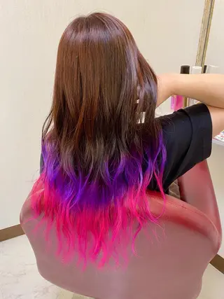 ロング カラー YURI ✨のヘアスタイル