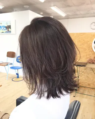 ミディアム ヘアアレンジ current所属・✨カット美容師 💡高橋優也💡のヘアスタイル