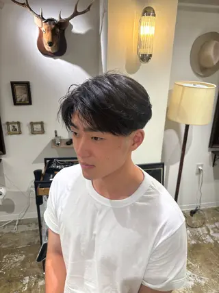 ショート メンズ Maison for men 心斎橋店所属・メンズパーマ/カット 山口健太郎のヘアスタイル