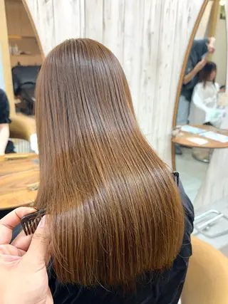 ロング 髪質改善✨縮毛矯正 ショートボブ/ともきのヘアスタイル