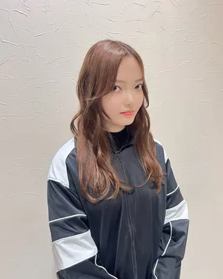 ロング カラー 小野 友暉のヘアスタイル