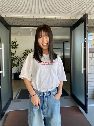 ミディアム カラー GATTACA所属・KEI gattacaのヘアスタイル