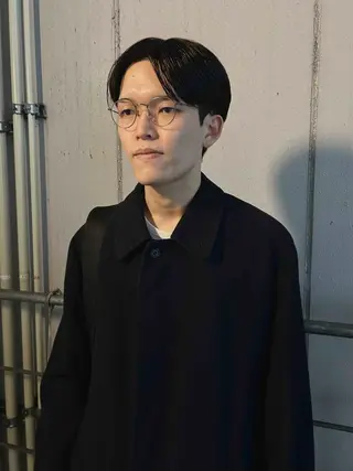 ショート 海/ミディアムレ イヤー/メンズカットのヘアスタイル