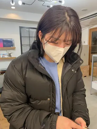 ミディアム COMILE 🌼 SUZUKAのヘアスタイル