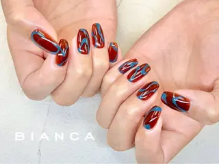 ネイル ネイルサロンビアンカ 大宮店長 モリサワのネイルデザイン