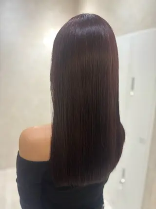 セミロング カラー 髪質改善トリートメント/美髪縮毛矯正専門店/&Lillme梅田所属・髪質改善✨ Ayumiのヘアスタイル