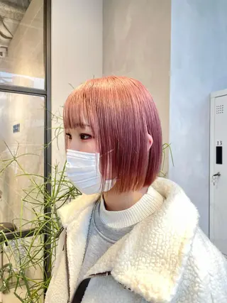 ショート カラー ハイトーン×レイヤー /遠藤将太のヘアスタイル