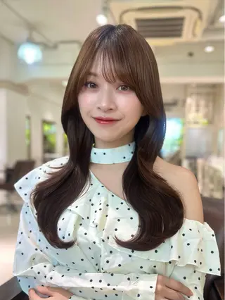 ロング カラー 髪質改善カラー🤍 Nanakoのヘアスタイル