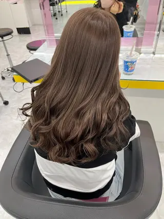 ロング I S所属・🌿透明感カラー 縮毛矯正✨かずきのヘアスタイル