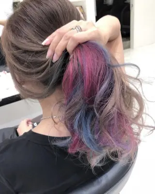 セミロング 岸 保奈美のヘアスタイル