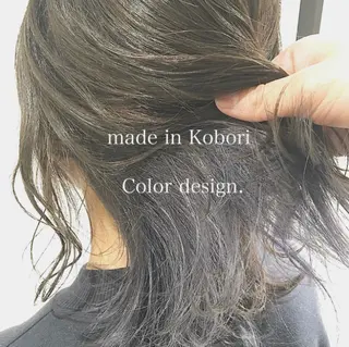 ミディアム カラー ANLY.meijijingumae所属・レイヤーカット/ 前髪顔周りカットのヘアスタイル