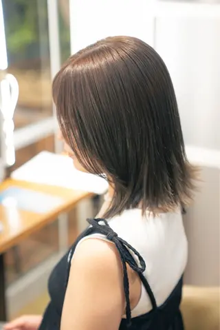ミディアム 合庭 柚のヘアスタイル