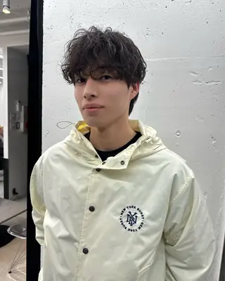 パーマ 矢場町/メンズ/暖色 /chinatsu.のヘアスタイル