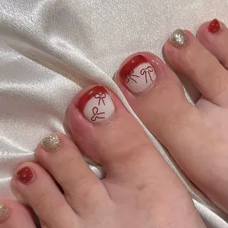 ネイル シュシュ 🎀 girly nailのネイルデザイン