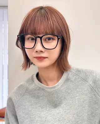 ミディアム 縮毛矯正 /横山陸人のヘアスタイル