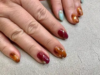 ネイル bloom beaute北堀江所属・murakami Kiyomiのネイルデザイン