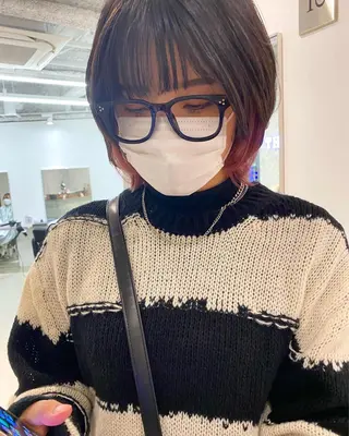 ミディアム 【代表】 辻龍樹のヘアスタイル