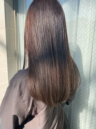 ロング カラー 高浜 夕海のヘアスタイル