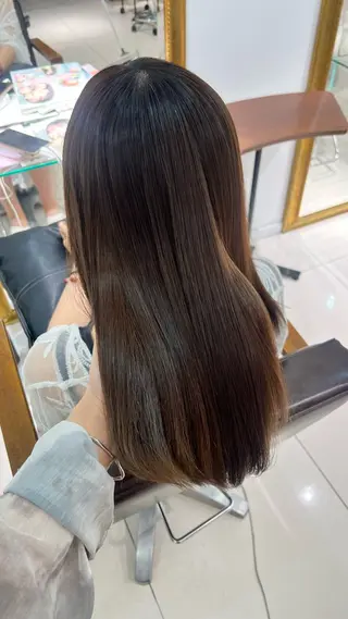 ロング カラー ハイトーンカラー 🤍🫧 長井 律のヘアスタイル