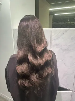 ロング ハイトーンカラーエク ステ🌺RENA🌺のヘアスタイル