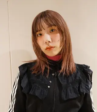 ミディアム カラー ROUTE KOUTAのヘアスタイル