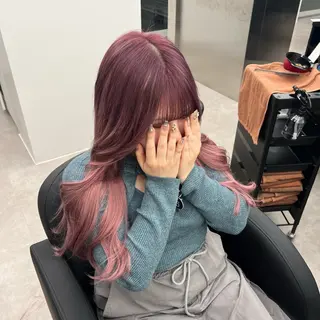 ロング カラー 艶髪／シールエクステ 🌻ノゾミ🌻のヘアスタイル