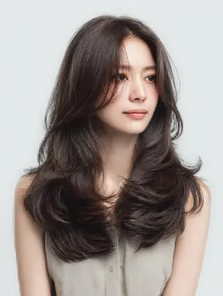 セミロング 生艶髪＆レイヤー🔔 渋谷お薦めNo.1✨のヘアスタイル