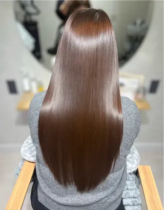 ロング パーマ 髪質改善/縮毛矯正 ササキナツミのヘアスタイル