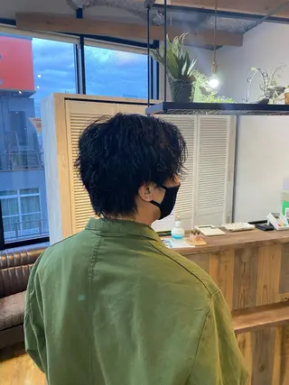 パーマ ヘアアレンジ メンズ re naのヘアスタイル