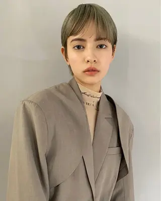 ショート 福田 千紗のヘアスタイル