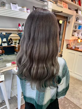 ミディアム カラー ヘアアレンジ 大宮/山口 竣也のヘアスタイル