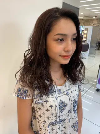 セミロング ママ美容師まつげ 🤍まき🤍のマツエク・マツパデザイン